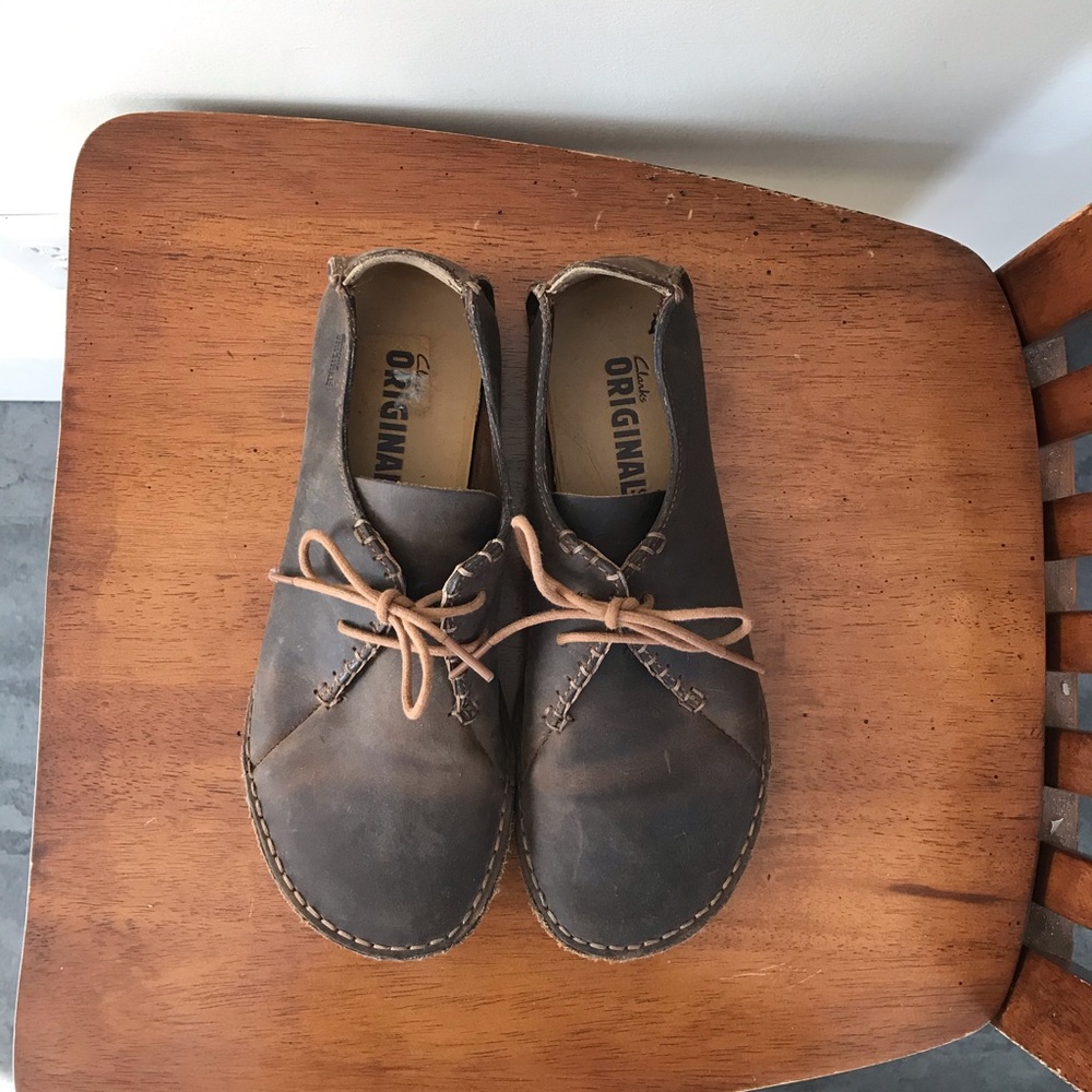 Brown Leather Clark Originals